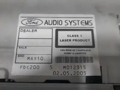 Gebrauchtes Autoersatzteil audiosystem / radio-cd zum ford focus ii sedán (db_, fch, dh) 1.6 oem-iam-referenzen 10r021645  