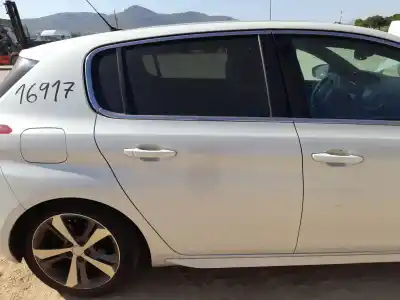 Автозапчастина б/у двері задні праві для peugeot 308 ii (lb_, lp_, lw_, lh_, l3_) 2.0 bluehdi 150 посилання на oem iam 9802165580