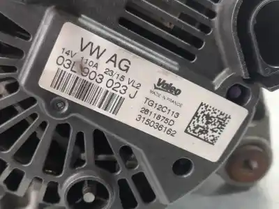 Second-hand car spare part alternator for seat leon st (5f8) 2.0 tdi oem iam references 03l903023j