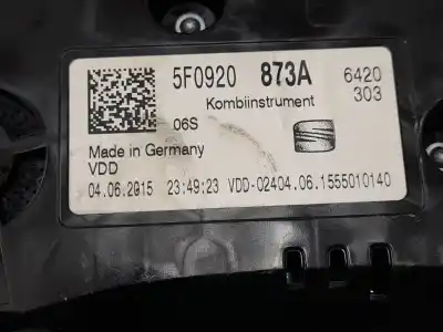 Second-hand car spare part dashboard for seat leon st (5f8) 2.0 tdi oem iam references 5f0920873a