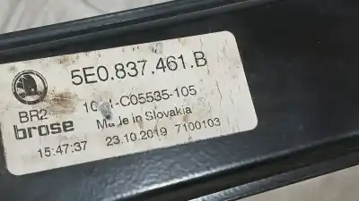 Автозапчасти б/у регулятор стекла переднего левого за skoda octavia iii combi (5e5, 5e6) 1.5 tsi g-tec ссылки oem iam 5e0837461b x05535105 brose 2 pins