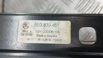 Автозапчасти б/у регулятор стекла заднего левого за skoda octavia iii combi (5e5, 5e6) 1.5 tsi g-tec ссылки oem iam 5e0839461 1021c05538103 brose 5 pins