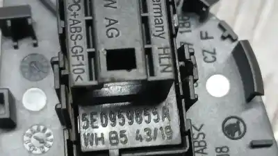 Peça sobressalente para automóvel em segunda mão botão / interruptor elevador vidro dianteiro direito por skoda octavia iii combi (5e5, 5e6) 1.5 tsi g-tec referências oem iam 5e0959855a  