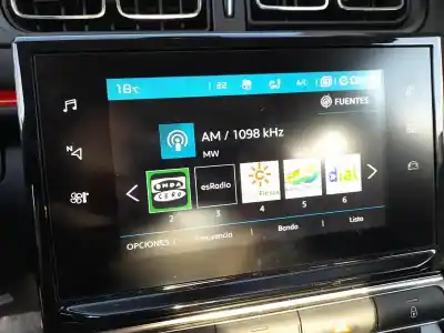 Peça sobressalente para automóvel em segunda mão módulo / sistema de navegação gps por citroen c3 iii (sx) 1.2 vti 82 referências oem iam 98291383xu