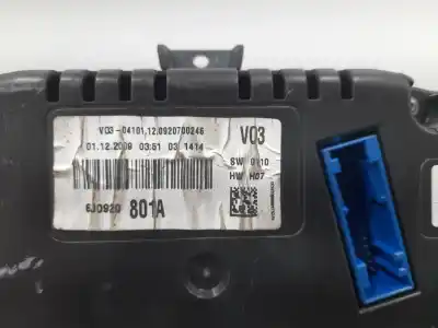 Автозапчастина б/у панель інструментів для seat ibiza iv (6j5, 6p1) 1.6 tdi посилання на oem iam 6j0920801ax a2c53332250 