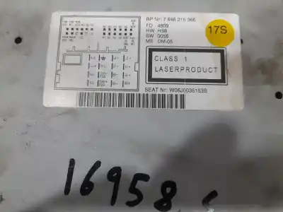 Автозапчастина б/у аудіо система / радіо cd для seat ibiza iv (6j5, 6p1) 1.6 tdi посилання на oem iam w06j1035153b  