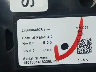 Автозапчастина б/у аудіо система / радіо cd для renault megane iv fastback (b9a/m/n_) 1.5 blue dci 115 (b9a6) посилання на oem iam 280908450r   Автозапчастина б/у аудіо система / радіо cd для renault megane iv fastback (b9a/m/n_) 1.5 blue dci 115 (b9a6) посилання на oem iam 280908450r