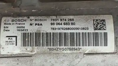 Автозапчастина б/у рульмова рейка для opel vivaro c furgón (k0) 2.0 посилання на oem iam 9806468380 7831974268 