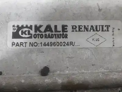 Автозапчастина б/у інтеркулер для renault fluence (l3_) 1.5 dci (l30b) посилання на oem iam 144960024r  