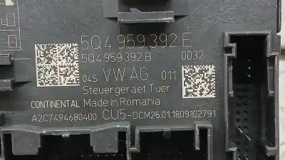Second-hand car spare part electronic module for seat leon (5f1) 1.4 tgi oem iam references 5q4959392e a2c749680400 