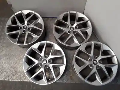 Recambio de automóvil de segunda mano de JUEGO LLANTAS ALUMINIO para SEAT LEON (5F1) 1.4 TSI referencias OEM IAM 7.5X18 5 TORN ET51  