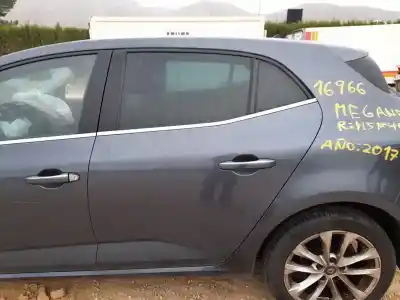 Автозапчастина б/у двері задні ліві для renault megane iv fastback (b9a/m/n_) 1.2 tce 130 (b9mr) посилання на oem iam 821015121r