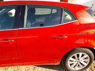 Автозапчастина б/у двері задні ліві для renault megane iv fastback (b9a/m/n_) 1.2 tce 130 (b9mr) посилання на oem iam 821015121r