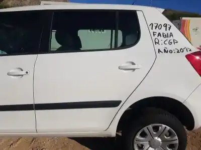 Автозапчасти б/у задняя левая дверь за skoda fabia ii (542) 1.2 12v ссылки oem iam 5j6833055