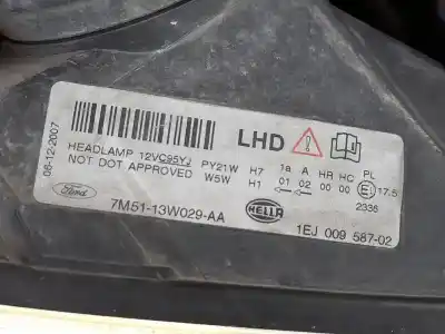 Автозапчастина б/у права фа для ford c-max (dm2) 1.6 посилання на oem iam 7m5113w029aa  