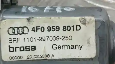 Second-hand car spare part left front window motor for audi a6 c6 (4f2) 2.0 tdi oem iam references 4f0959801d 1101997009250 