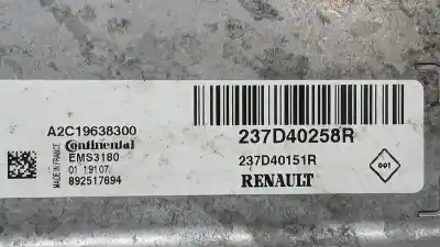 Автозапчастина б/у ебу контролер двигуна для renault kangoo express (fw0/1_) z.e. (fw0z, fw1z) посилання на oem iam 237d40258r a2c19638300 