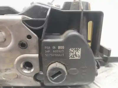 Pièce détachée automobile d'occasion serrure de porte avant droite pour citroen c4 cactus 1.2 vti 82 références oem iam 5075a156613 a048069 