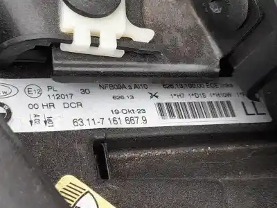 Pezzo di ricambio per auto di seconda mano faro anteriore sinistro per bmw 3 (e90) 325 i riferimenti oem iam 63117161667  