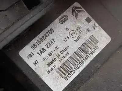 Автозапчастина б/у права фа для citroen c5 aircross (a_) 1.2 puretech 130 (arhnsj) посилання на oem iam 9816924780