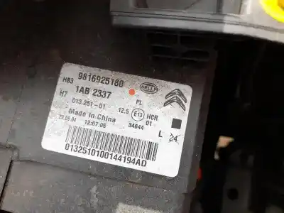 Автозапчастина б/у ліва фара для citroen c5 aircross (a_) 1.2 puretech 130 (arhnsj) посилання на oem iam 9816925180