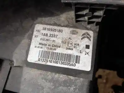 Second-hand car spare part left headlight for citroen c5 aircross (a_) 1.2 puretech 130 (arhnsj) oem iam references 9816925180  