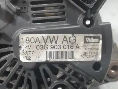 Автозапчастина б/у генератор для audi a6 c6 (4f2) 2.0 tdi посилання на oem iam 03g903016a  tg17c054