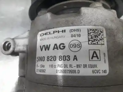 Автозапчастина б/у компресор кондиционера для audi a6 c6 (4f2) 2.0 tdi посилання на oem iam 5n0820803a  01150562
