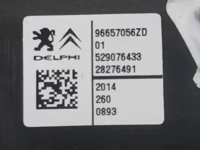 Peça sobressalente para automóvel em segunda mão botão / interruptor elevador vidro dianteiro direito por citroen c4 ii (nc_) 1.6 bluehdi 100 referências oem iam 96657056zd  52976433