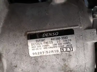 İkinci el araba yedek parçası klima kompresörü için suzuki swift v (az) 1.0 shvs (a2l310) oem iam referansları 9520152r10 İkinci el araba yedek parçası klima kompresörü için suzuki swift v (az) 1.0 shvs (a2l310) oem iam referansları 9520152r10