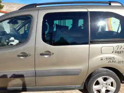Peça sobressalente para automóvel em segunda mão porta de correr esquerda por peugeot partner tepee 1.6 hdi referências oem iam 9831169780