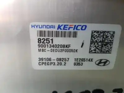 Pezzo di ricambio per auto di seconda mano centralina motore per hyundai bayon (bc3) 1.2 mpi riferimenti oem iam 3910608257 1e26514x 