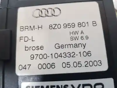 Second-hand car spare part rear left window motor for audi a2 (8z0) 1.4 oem iam references 8z0959801b  