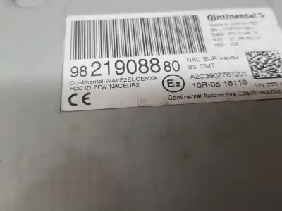 Second-hand car spare part electronic module for citroen c-elysee (dd_) 1.6 bluehdi 100 oem iam references 9821908880  