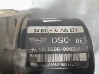 Peça sobressalente para automóvel em segunda mão abs por mini mini (r50, r53) cooper s referências oem iam 34516760271  10020600824