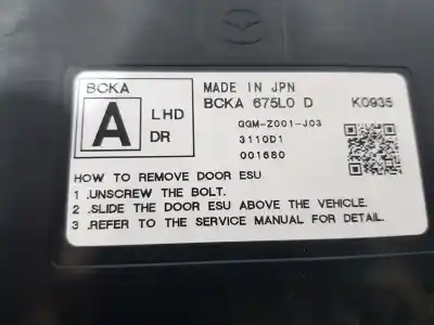 Автозапчастина б/у електронний модуль для mazda cx-30 (dm) skyactiv-x m hybrid посилання на oem iam ggmz001j03  