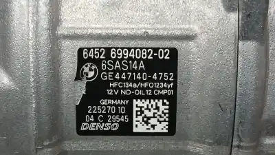 Автозапчастина б/у компресор кондиционера для bmw x3 (g01, f97) xdrive 20 d посилання на oem iam 64526994082 4471404752 
