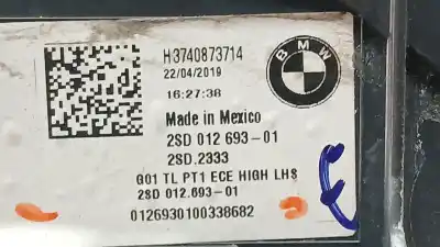 Автозапчасти б/у левый задний фонарь за bmw x3 (g01, f97) xdrive 20 d ссылки oem iam 3740873714  