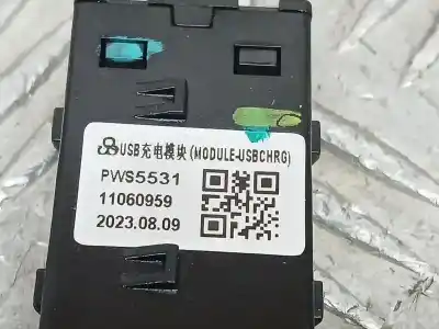 Peça sobressalente para automóvel em segunda mão conector usb por mg zs 1.5 vti referências oem iam 11060959 pws5531 