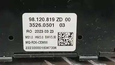 Автозапчасти б/у переключатель управления радио за opel vivaro c furgón (k0) 2.0 ссылки oem iam 98120819zd 35260501 