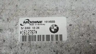 Second-hand car spare part intercooler for bmw 5 (e39) 525 d oem iam references 1914555 1612787 