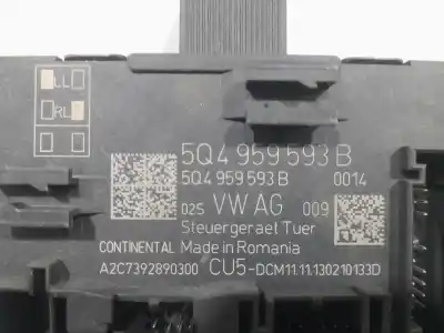 Second-hand car spare part electronic module for seat leon (5f1) 1.4 tsi oem iam references 5q4959593b  a2c7392890300