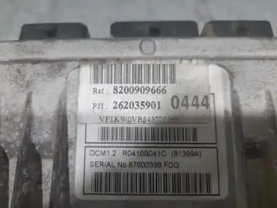 Second-hand car spare part ecu engine control for renault kangoo / grand kangoo ii (kw0/1_) 1.5 dci 70 (kw0v, kw0a) oem iam references 8200909666 87600338fdg 262035901