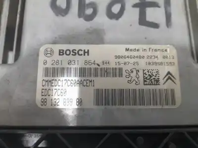 Second-hand car spare part ecu engine control for citroen c4 picasso ii 1.6 bluehdi 120 oem iam references 9813283980  0281031864