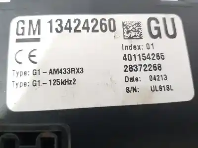 Автозапчастина б/у реле/запоперівник для opel corsa d selective посилання на oem iam 13424260  