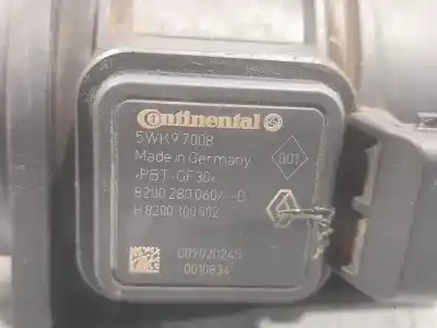 Second-hand car spare part flowmeter for renault kangoo / grand kangoo ii (kw0/1_) 1.5 dci 70 (kw0v, kw0a) oem iam references 8200280060d  5wk97008