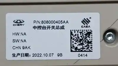 Second-hand car spare part multifunction switch for dr dr 6 1.5 lgp oem iam references 808000405aa  