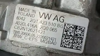 Second-hand car spare part steering column for skoda octavia iii combi (5e5, 5e6) 1.5 tsi g-tec oem iam references 2q1423510bg a20l416a 