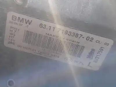 Peça sobressalente para automóvel em segunda mão farol / farolim esquerdo por bmw 1 (e81) 118 d referências oem iam 63117193387  