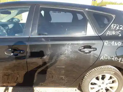 Peça sobressalente para automóvel em segunda mão porta do automóvel traseira esquerda por toyota auris (_e18_) 1.4 d-4d (nde180_) referências oem iam 6700402380